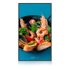 Ecrã Profissional S43P- Alta Luminosidade 16:9, FHD, 43", 3500 Nits, no touch, Horizontal ou Vertical - Interior - C/ SO Android 12 APP Q.track
