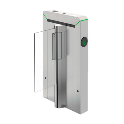 Torniquete de vidro TSS120 acesso duplo bidirecional (SUS304)  - Passagem de 900mm - Interior