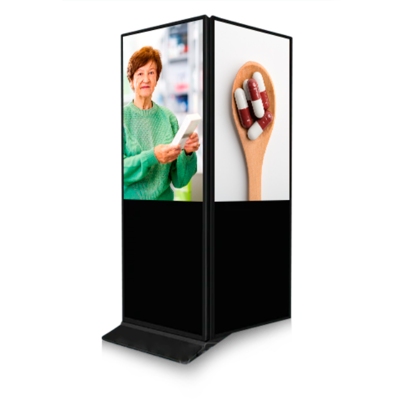 Pórtico / Totem Digital Dupla face de Interior LP PDI4 55, 2K, 55", PC core i5, ROM 128GB SSD, RAM 8GB , Windows 11 PRO