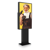 Pórtico / Totem Digital de Exterior LP PDO1 43, 2K, 43", PC core i5, ROM 128GB SSD, RAM 8GB , Windows 11 PRO