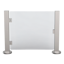 Porta / Barreira de acessos aço inox + porta acrílica BMR 900 (SUS304)  - passagem: 900 mm